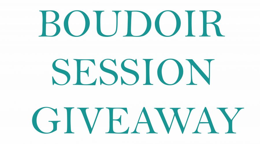 Boudoir Session GIVEAWAY!