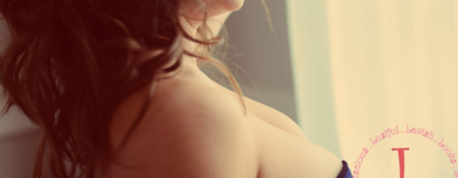 Mrs. L, and the sweet Thank You from her hubby!